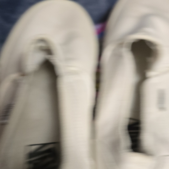 Vans White Slip-On Sneakers - Picture 7 of 9